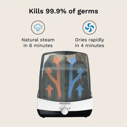 Baby Brezza Superfast® Baby Bottle Sterilizer and Dryer - Sterilizes & Dries in 10 Minutes