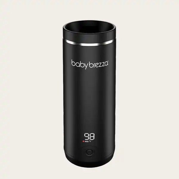 Baby Brezza Superfast® Portable Bottle Warmer - Rechargeable Travel Warmer for Formula and Breastmilk — bottle setup view alternate view 2