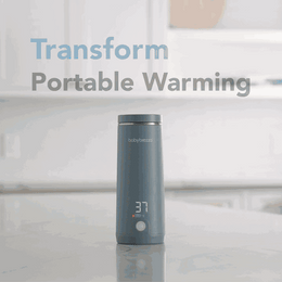Baby Brezza Superfast® Portable Bottle Warmer - Rechargeable Travel Warmer for Formula and Breastmilk
