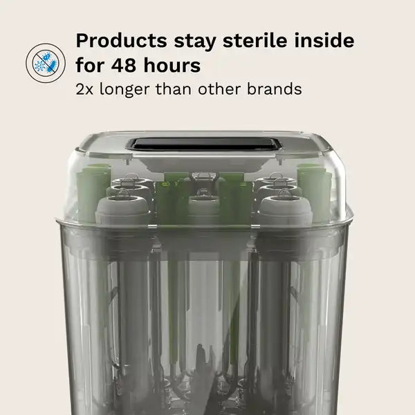 Baby Brezza SuperQuick 10-minute Bottle Sterilizer and Dryer — lifestyle product view
