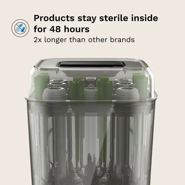 Baby Brezza SuperQuick 10-minute Bottle Sterilizer and Dryer — lifestyle product view alternate view 2