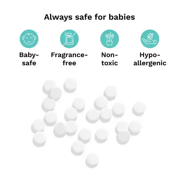 Baby Brezza Universal Descaling Tablets, 2 x 12 — clean-background product detail alternate view 2