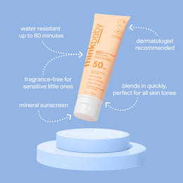 Think Baby SPF 50 Baby Clear Zinc Sunscreen for Sensitive Skin 3 oz/89 ml