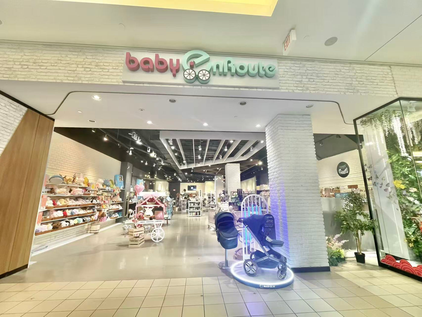 Entrance to baby enRoute at Metropolis at Metrotown