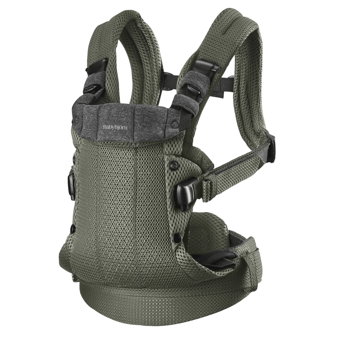 BabyBjörn Baby Carrier Harmony — 3D Mesh, Dark Green full product view