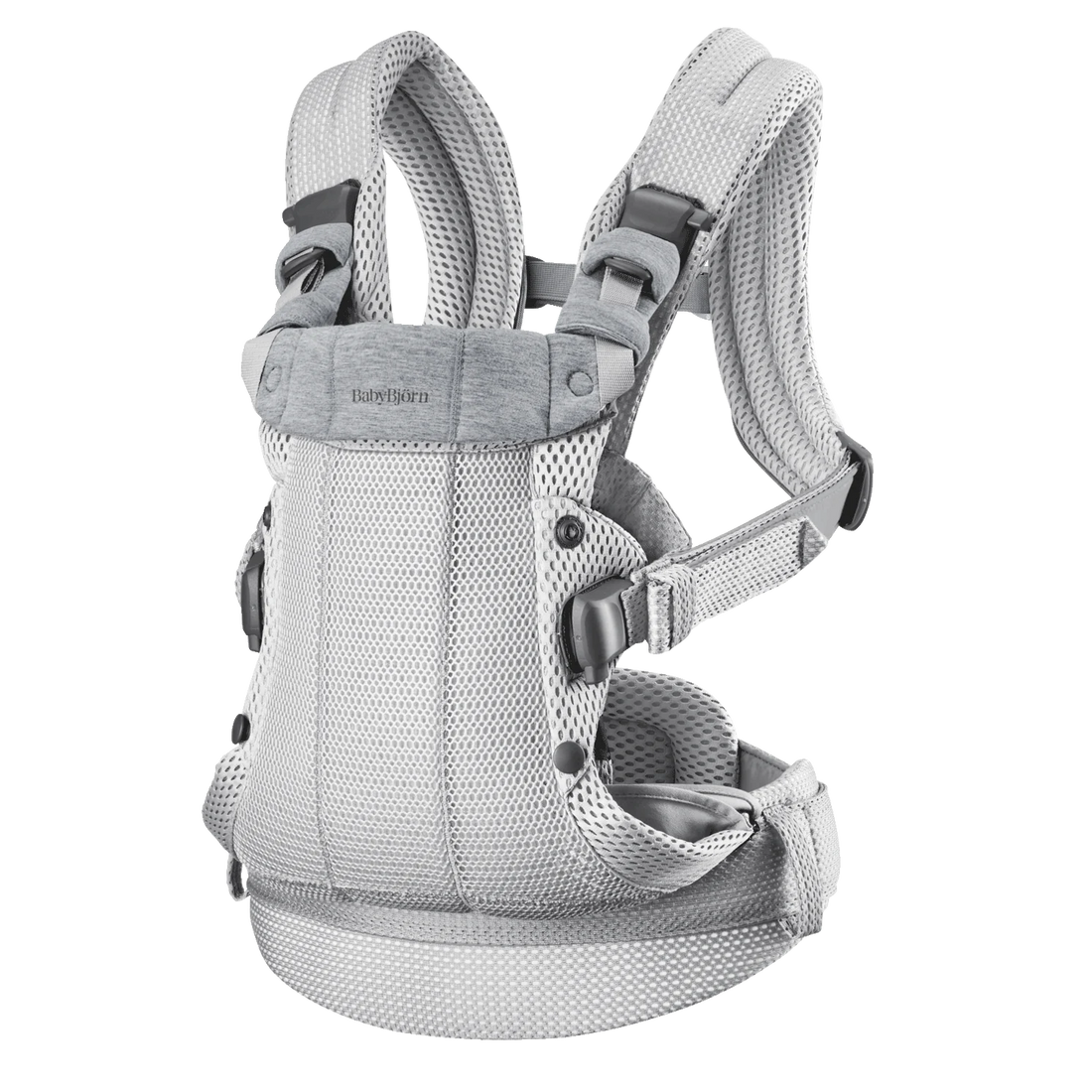 BabyBjörn Baby Carrier Harmony — 3D Mesh, Silver full product view