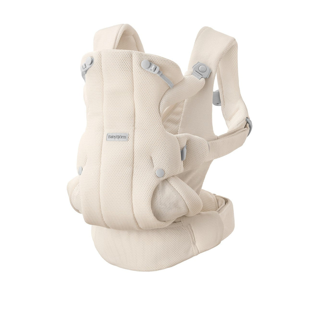 BabyBjörn Baby Carrier Hold in 3D Mesh Cream - front product view