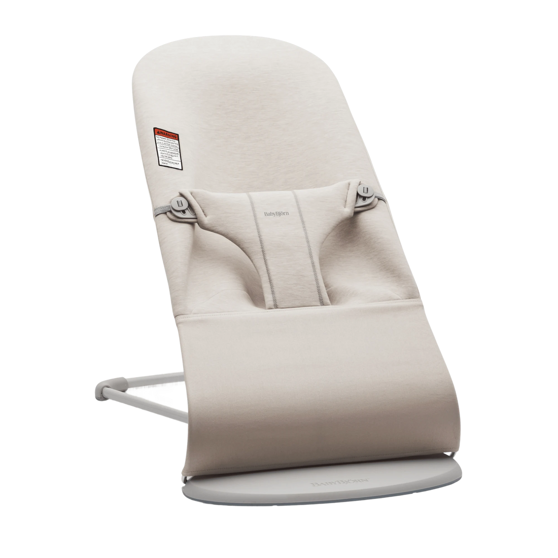 BabyBjörn Bouncer Bliss — 3D Jersey, Light Beige full product view