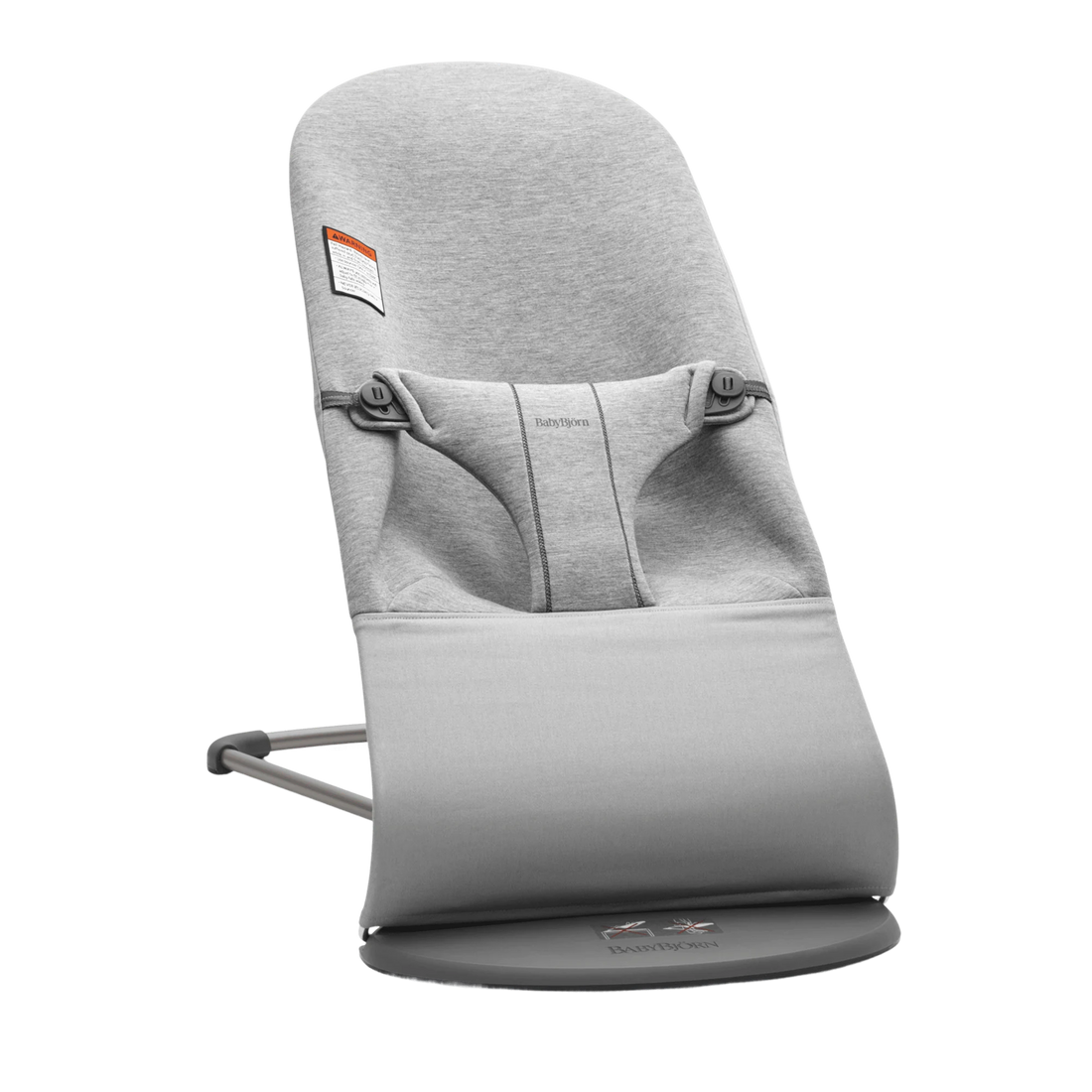 BabyBjörn Bouncer Bliss — 3D Jersey, Light Gray full product view