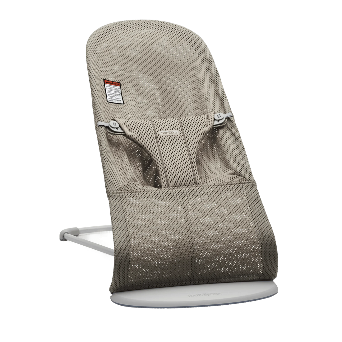 BabyBjörn Bouncer Bliss — Mesh, Beige Gray full product view