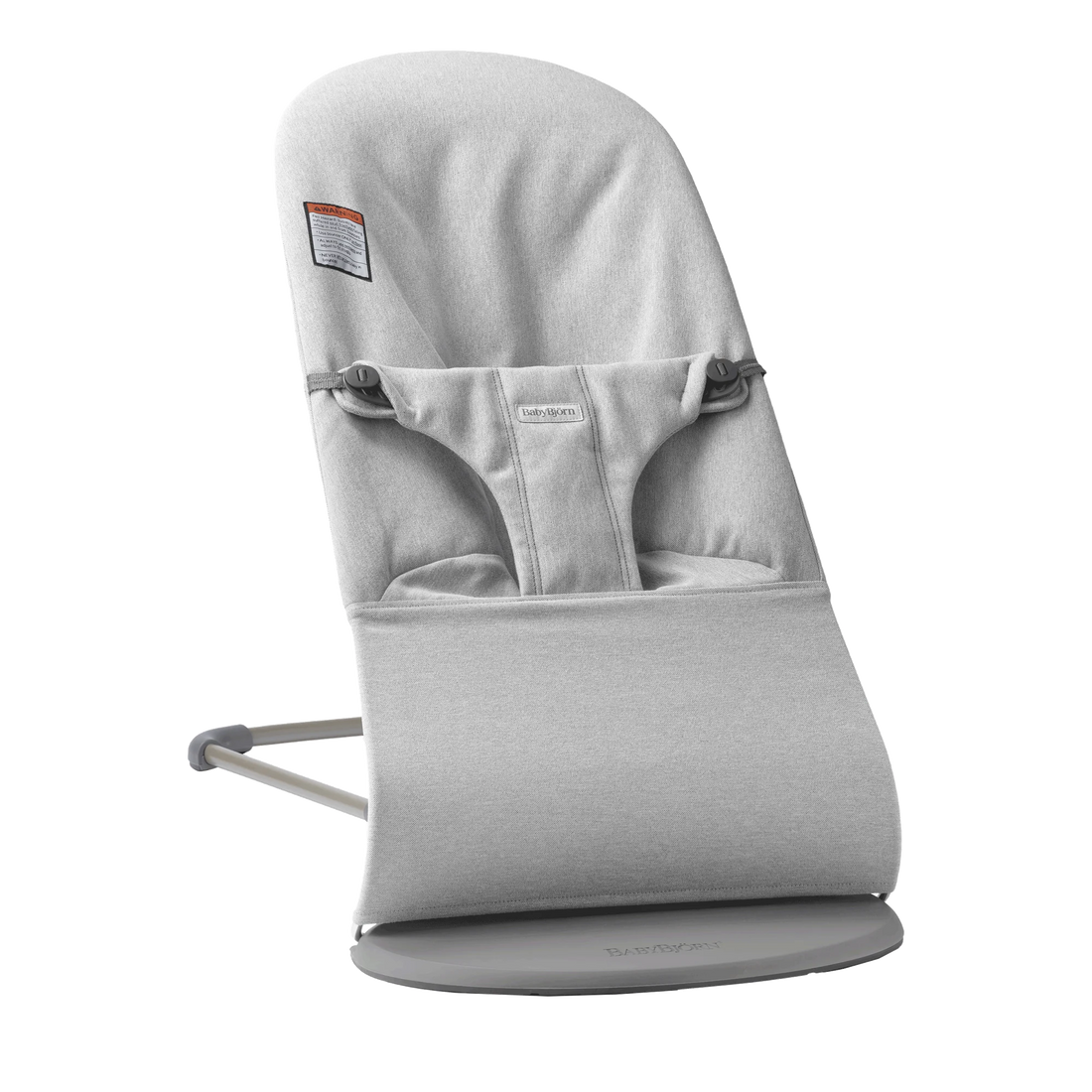 BabyBjörn Bouncer Bliss — Woven Melange, Light Gray full product view