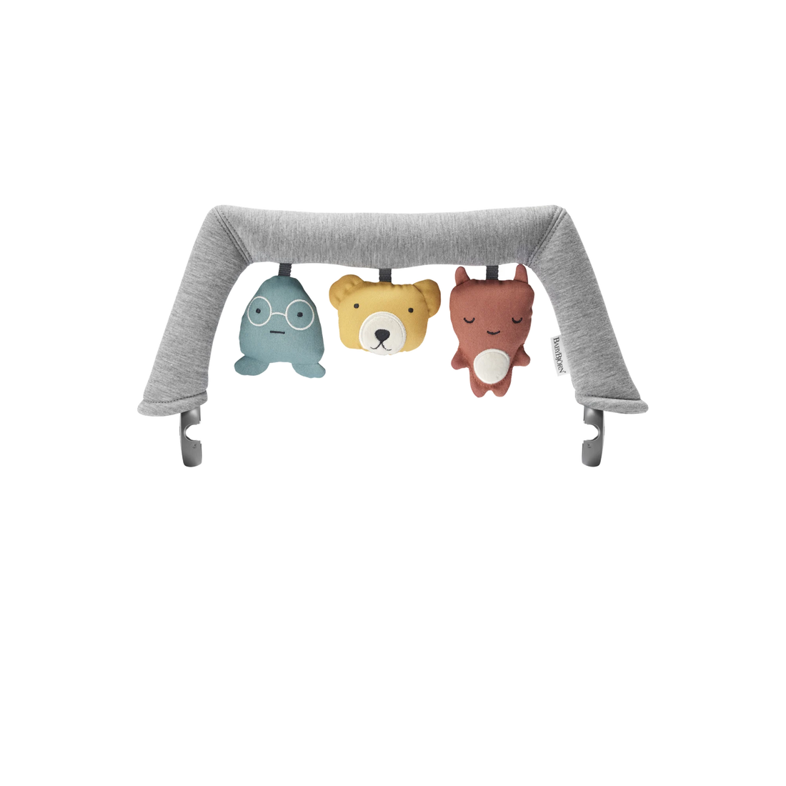 BabyBjörn Soft Friends Bouncer Toy — Soft friends full product view