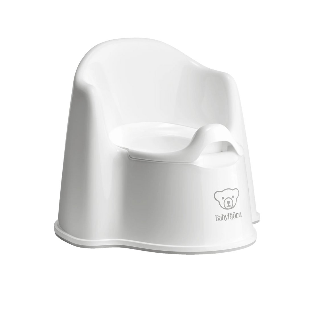BabyBjörn Potty Chair — White/Gray full product view