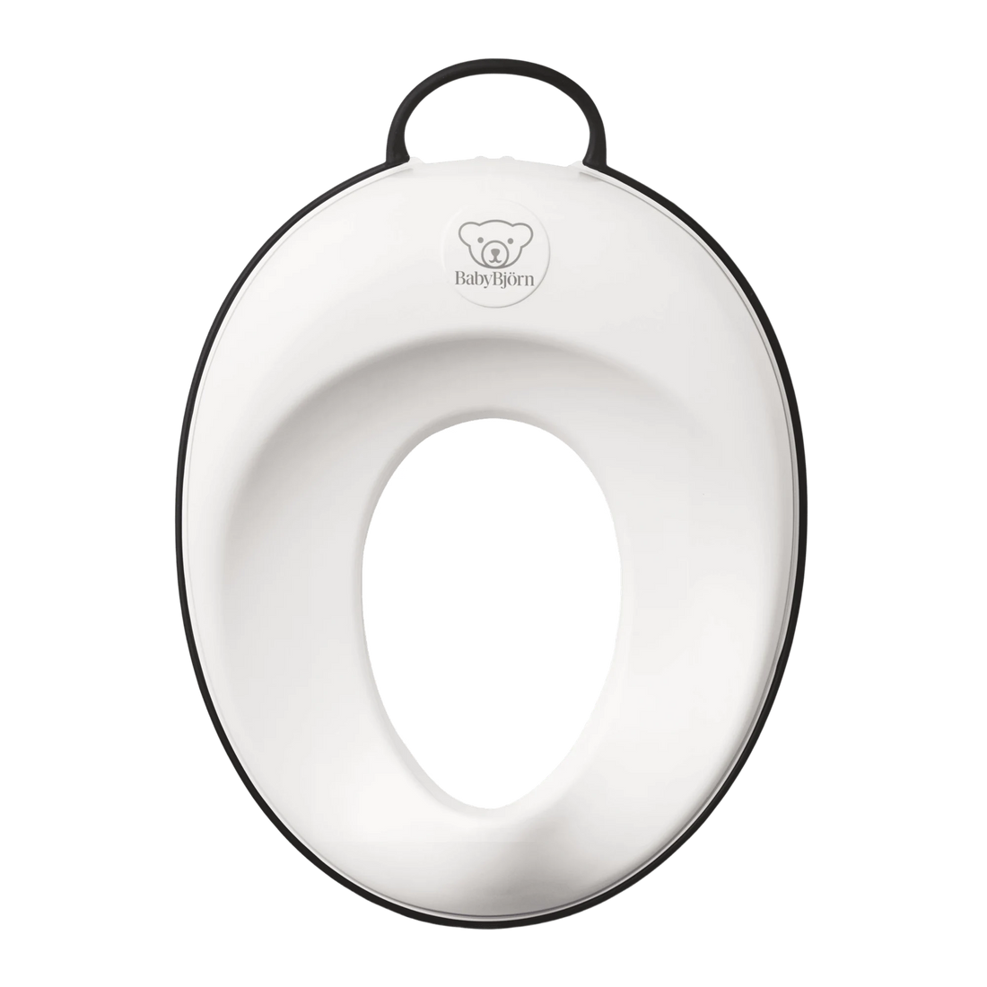 BabyBjörn Toilet Training Seat — White/Black full product view