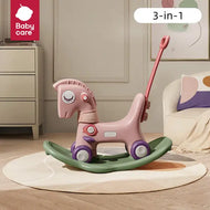 Bc Babycare 3-In-1 Rocking & Sliding Horse