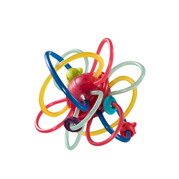 BC Babycare Baby Manhattan Teether with colorful interlocking rings