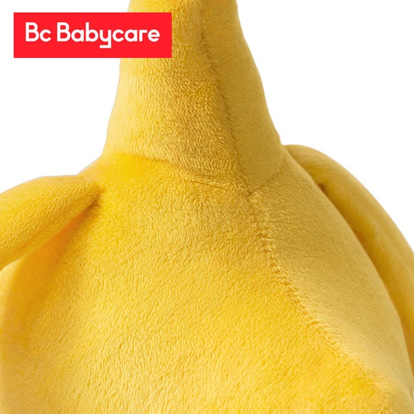 Cabri Duck active sound toy by BC Babycare, yellow plush duck