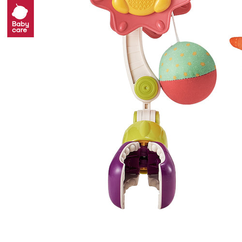 BC Babycare Crib & Stroller Activity Bar with bright multicolor hanging toys
