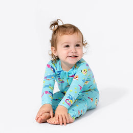 Bellabu Bear Bamboo Convertible Footie Baby Shark