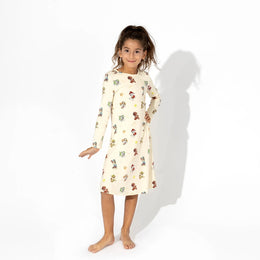 Bellabu Bear Bamboo Girls' Long Sleeve Dress Paw Patrol