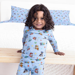Bellabu Bear Varsity Blue Bamboo Kids Pajamas Paw Patrol