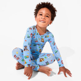 Bellabu Bear Varsity Blue Bamboo Kids Pajamas Paw Patrol