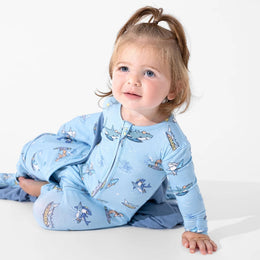 Bellabu Bear Bamboo Convertible Footie Shark School