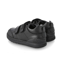 Biomecanics Black Napa Double Velcros School Shoes