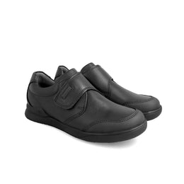 Biomecanics Black Napa Velcro School Shoes
