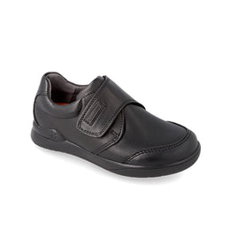 Biomecanics Black Napa Velcro School Shoes