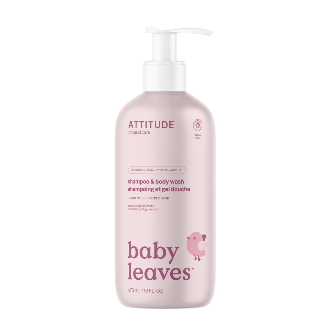 Attitude Natural Shampoo & Body Wash 473 ml product image