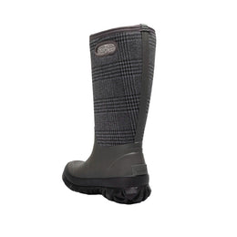 Bogs Women's Winter Boots Whiteout Plaid Cement Multi