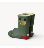 Boxbo Wistiti Fleece Lined Rainboots Forest Green