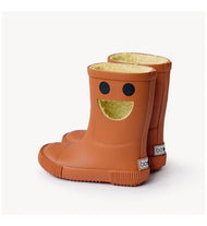 Boxbo Wistiti Fleece Lined Rainboots Vintage Brown