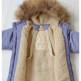 Boxbo Wistiti Fleece Lined Waterproof & Snowproof Fur Jacket Mauve Lavender