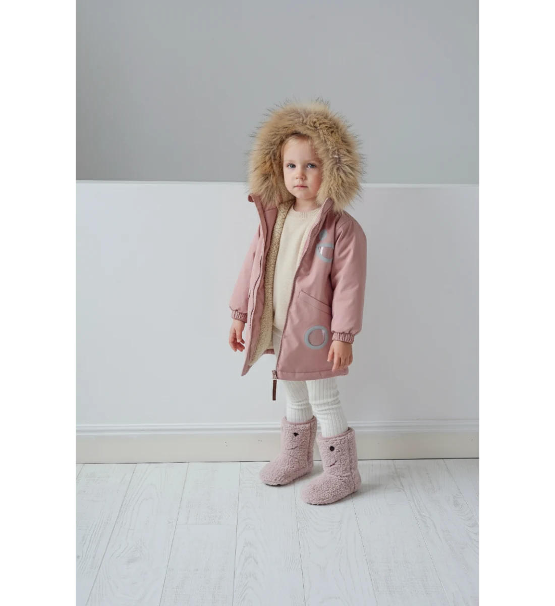 Boxbo Warm Winter Boots Rose Bear in Rose Bear — for cool, dry days