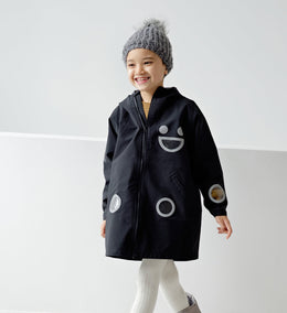 Boxbo Wistiti Windbreaker Rain Jacket Black