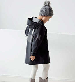 Boxbo Wistiti Windbreaker Rain Jacket Black