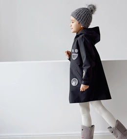 Boxbo Wistiti Windbreaker Rain Jacket Black