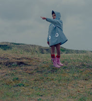 Boxbo Wistiti Windbreaker Rain Jacket Blue