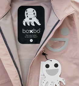Boxbo Wistiti Windbreaker Rain Jacket Pink