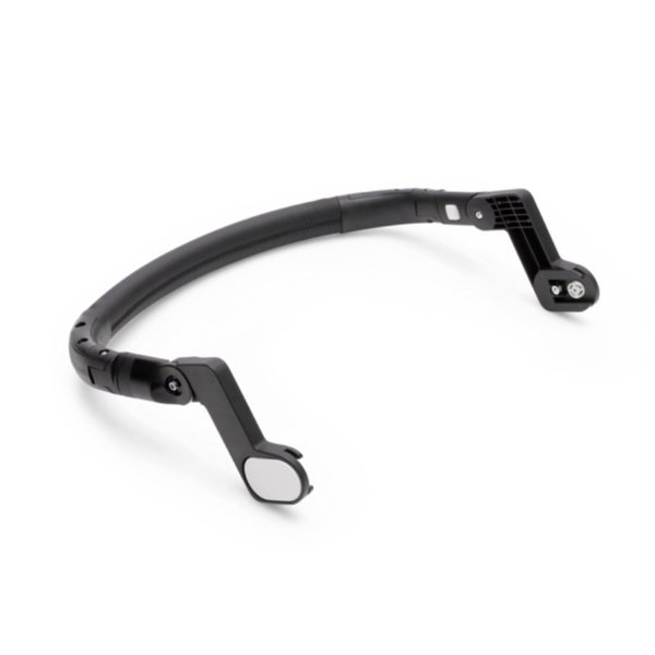 Bugaboo Butterfly Stroller Bumper Bar in black, curved lightweight frame accessory