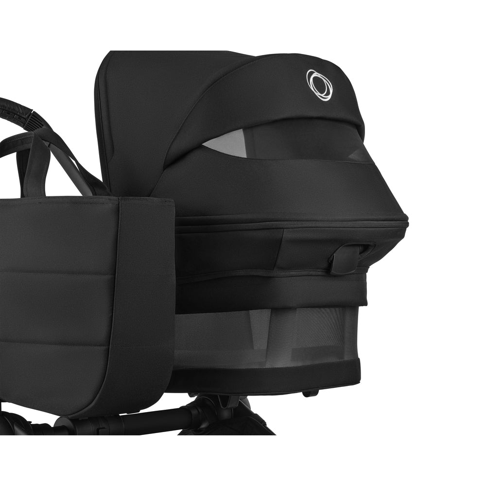 Bugaboo Donkey 6 Mono Stroller Complete in Black with side tote bag