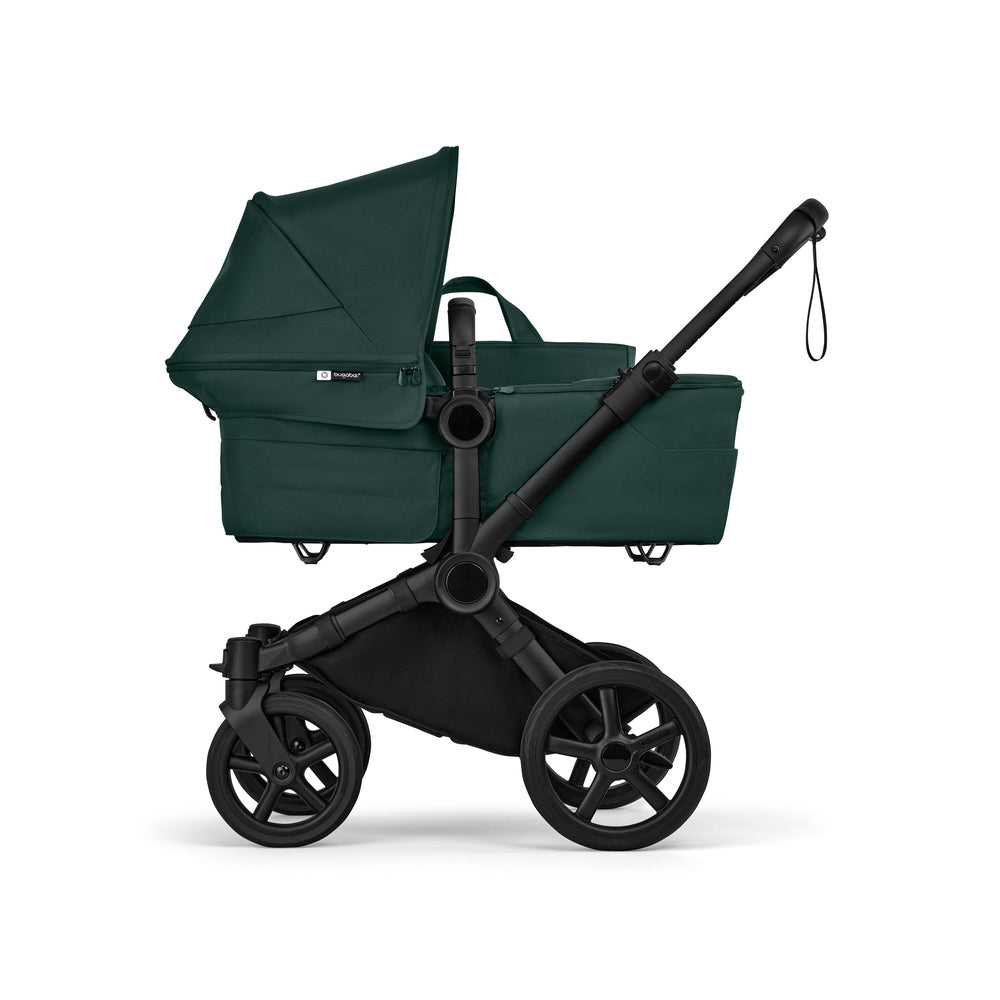 Bugaboo Donkey 6 Mono Stroller in Forest Green side view