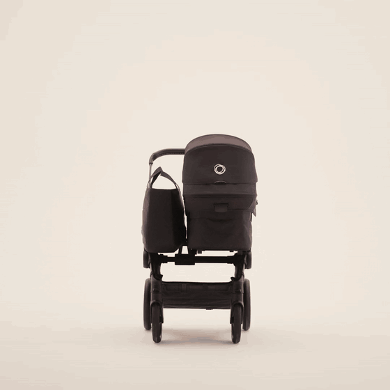 Bugaboo Donkey 6 Mono Stroller Complete — Frame expansion and stroller handling demonstration