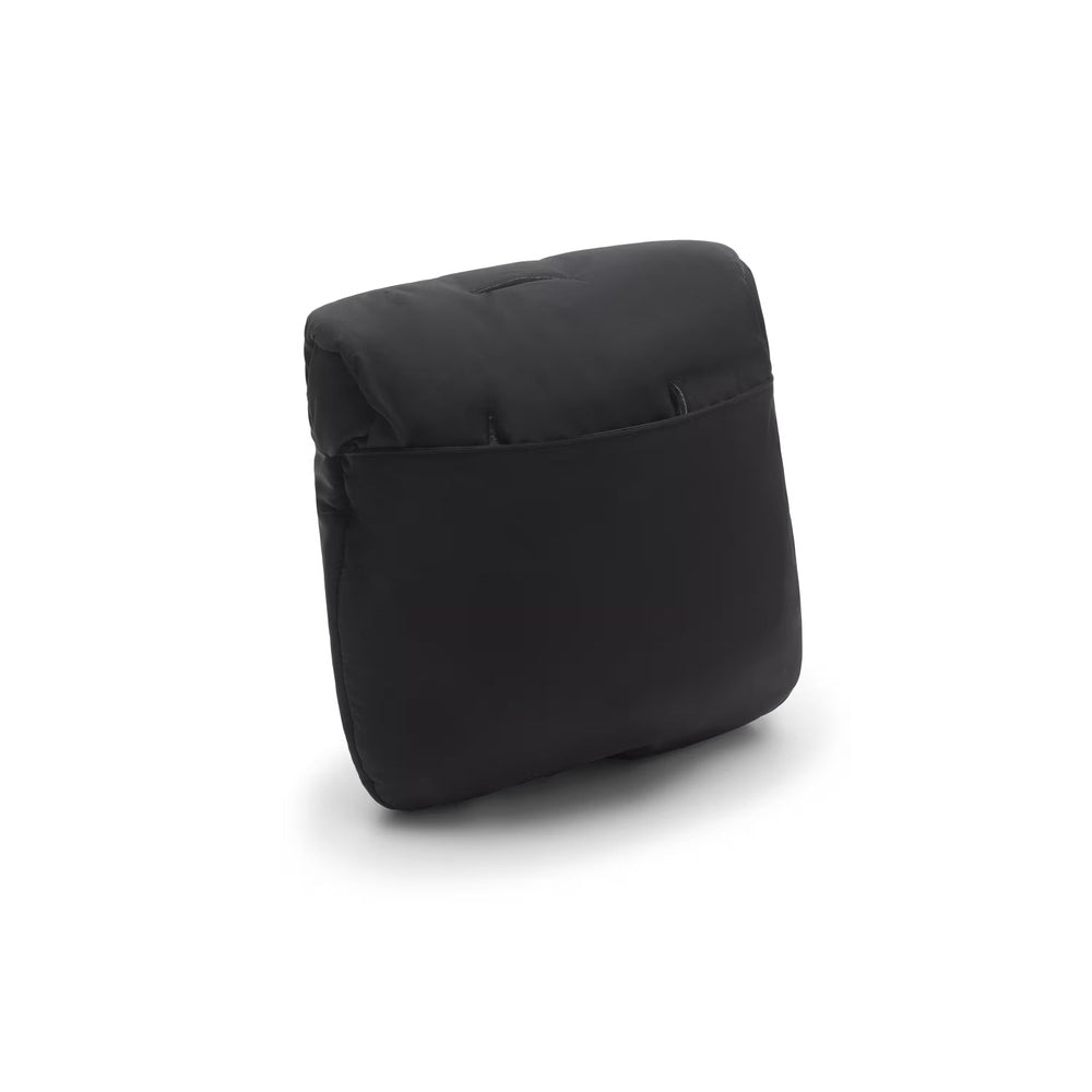 Bugaboo Footmuff Stroller Accessory in Black padded fabric.