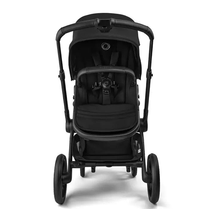 Bugaboo Fox 5 Renew Complete Stroller in black with four large wheels ready for urban adventures