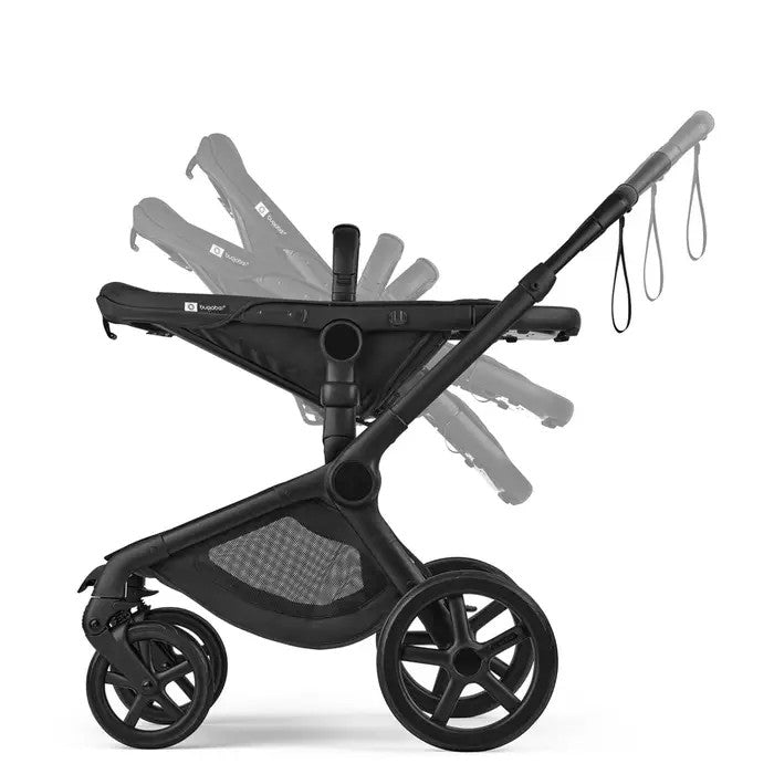 Bugaboo Fox 5 Renew Complete Stroller black with adjustable handle and multi-position seat shown