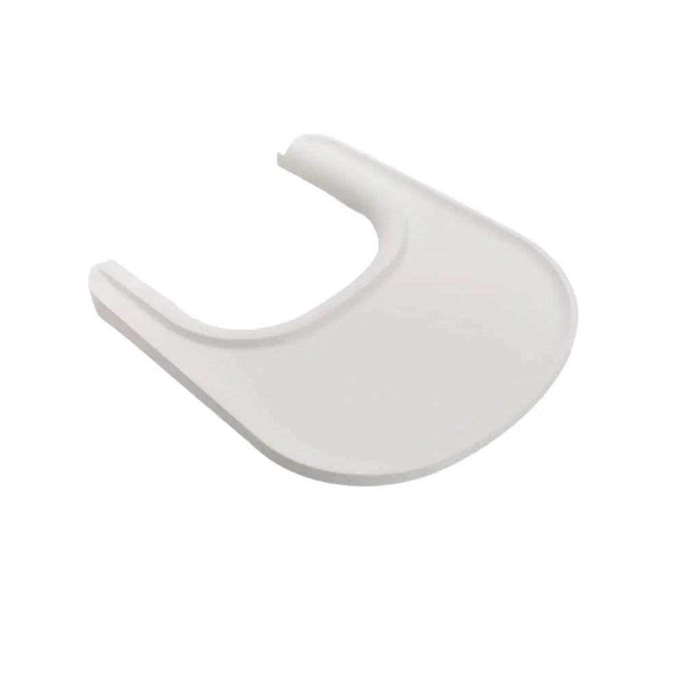 BUGABOO Giraffe Tray white plastic feeding tray attachment curved to hug the high chair for mealtime