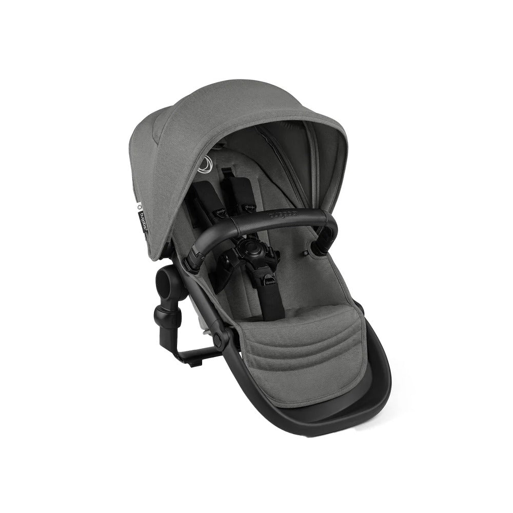 BUGABOO Bugaboo Kangaroo Sibling Seat gray fabric with extended canopy and five-point harness img 4/6